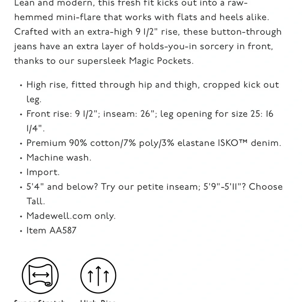 Cali Demi-Boot Jeans in Daly Wash: Button-Front Edition - Picture 6 of 11